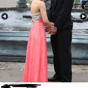 Coral Prom dress